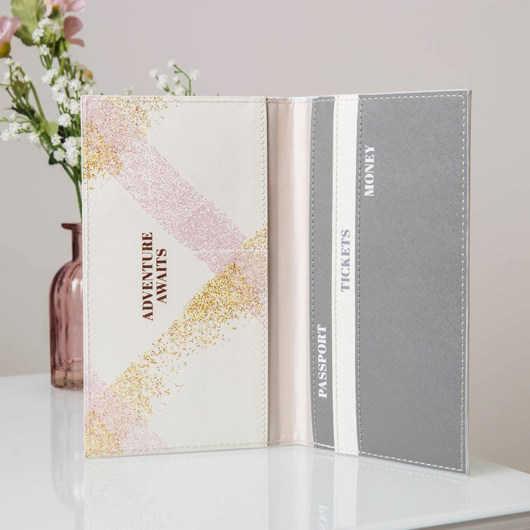Rose Gold Travel Wallet