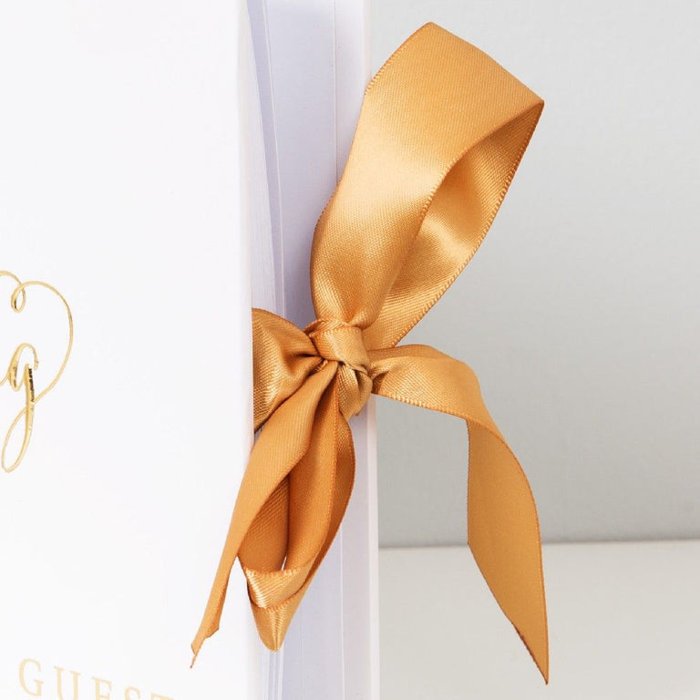 Gold Foil Our Wedding Guest Book