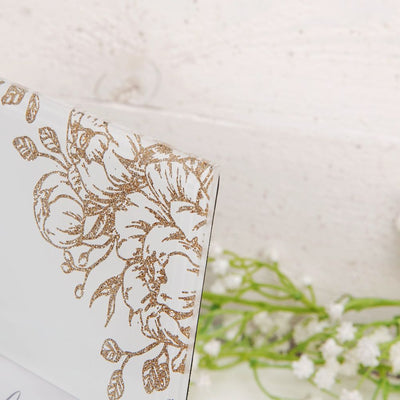 6 X 4  Amore by Juliana Gold Floral Frame  Engaged