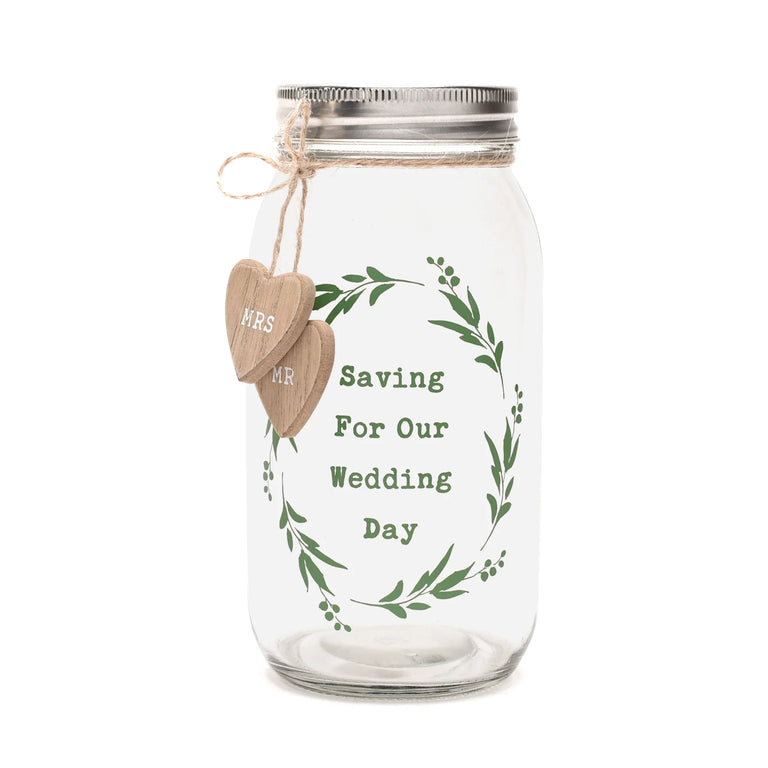 Love Story Wedding Fund Jar