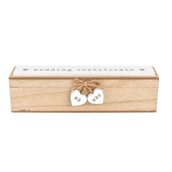 Love Story Certificate Holder Wedding Certificate