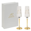 Amore By Juliana Straight Champagne Flute Set of 2  50th Anniversary