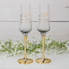 Amore By Juliana Straight Champagne Flute Set of 2  50th Anniversary