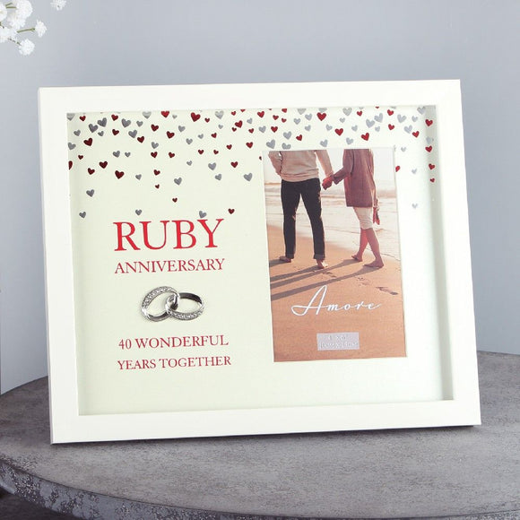 4 X 6  AMORE BY JULIANA FRAME  RUBY ANNIVERSARY