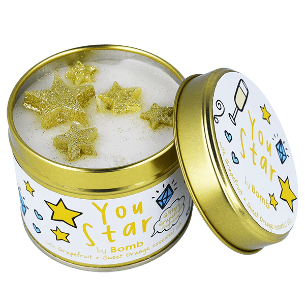 You Star Scent Stories Tin Candle