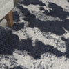 Nourison Zermatt Rug 01 Blue Grey