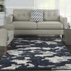 Nourison Zermatt Rug 01 Blue Grey